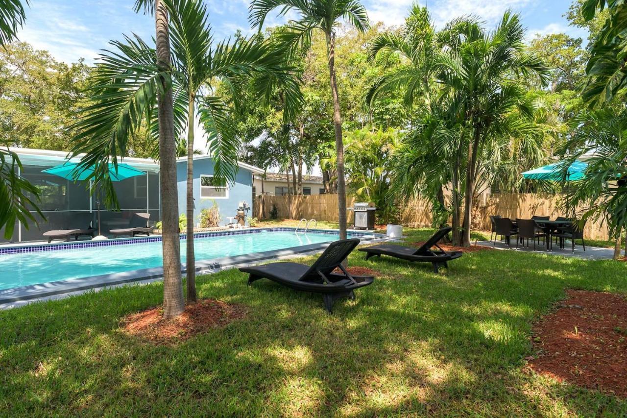 Hébergement de vacances Tropical House 3 Bedrooms With Pool Oakland Park Fort Lauderdale